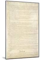 U.S. Constitution Page 2 Art Poster Print-null-Mounted Poster