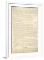 U.S. Constitution Page 2-null-Framed Art Print