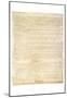 U.S. Constitution Page 3 Art Poster Print-null-Mounted Poster