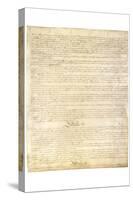 U.S. Constitution Page 3 Art Poster Print-null-Stretched Canvas