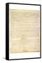 U.S. Constitution Page 3 Art Poster Print-null-Framed Stretched Canvas