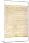 U.S. Constitution Page 3 Art Poster Print-null-Mounted Poster