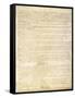 U.S. Constitution Page 3 Plastic Sign-null-Framed Stretched Canvas