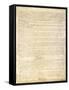 U.S. Constitution Page 3 Plastic Sign-null-Framed Stretched Canvas