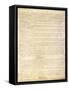 U.S. Constitution Page 3 Plastic Sign-null-Framed Stretched Canvas