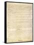 U.S. Constitution Page 3 Plastic Sign-null-Framed Stretched Canvas