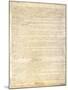 U.S. Constitution Page 3 Plastic Sign-null-Mounted Art Print