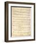 U.S. Constitution Page 3 Plastic Sign-null-Framed Art Print