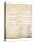 U.S. Constitution Page 4 Art Poster Print-null-Stretched Canvas