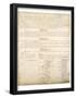 U.S. Constitution Page 4 Art Poster Print-null-Framed Poster