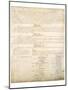 U.S. Constitution Page 4 Art Poster Print-null-Mounted Poster