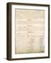 U.S. Constitution Page 4 Plastic Sign-null-Framed Art Print