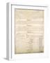 U.S. Constitution Page 4 Plastic Sign-null-Framed Art Print