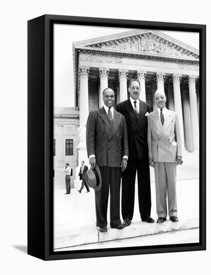 U.S. Court Desegregation Ruling-Associated Press-Framed Stretched Canvas