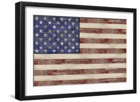 U.S. Flag-Sparx Studio-Framed Art Print