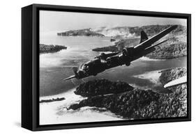 U.S. Flying Fortress, WWII-null-Framed Stretched Canvas