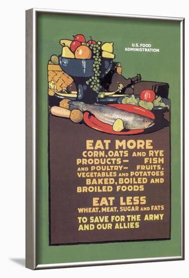 U.S. Food Administration Advisory-L.n. Britton-Framed Art Print