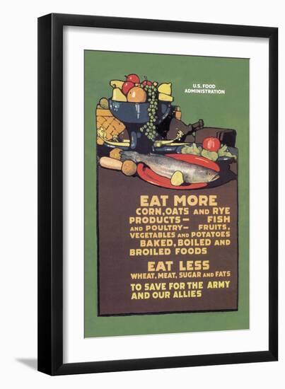 U.S. Food Administration Advisory-L.n. Britton-Framed Art Print