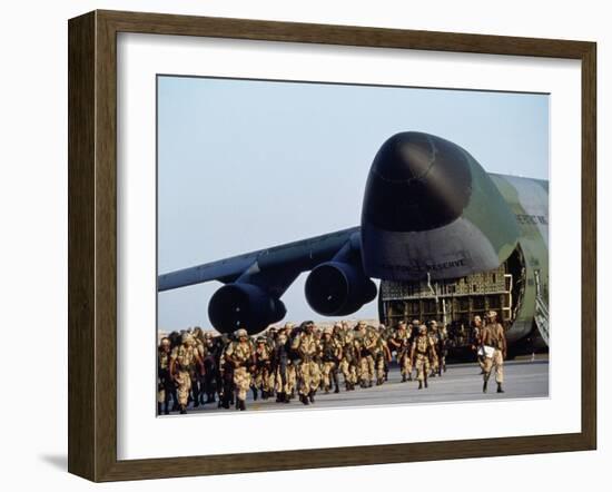 U.S. Forces in Saudi Arabia-null-Framed Premium Photographic Print