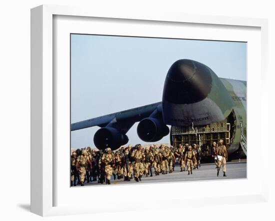 U.S. Forces in Saudi Arabia-null-Framed Premium Photographic Print