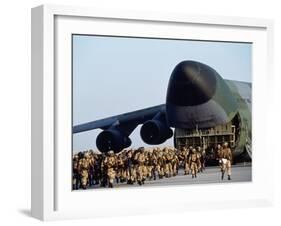 U.S. Forces in Saudi Arabia-null-Framed Premium Photographic Print