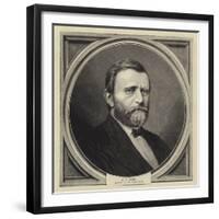 U S Grant, President of the United States-null-Framed Giclee Print