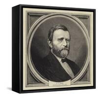 U S Grant, President of the United States-null-Framed Stretched Canvas