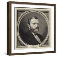 U S Grant, President of the United States-null-Framed Giclee Print