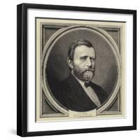 U S Grant, President of the United States-null-Framed Giclee Print