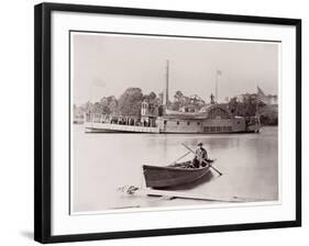 U.S. Gunboat, 1861-65-Timothy O'Sullivan-Framed Giclee Print