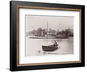 U.S. Gunboat, 1861-65-Timothy O'Sullivan-Framed Giclee Print