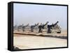 U.S. Howitzers-Dejong-Framed Stretched Canvas