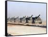 U.S. Howitzers-Dejong-Framed Stretched Canvas