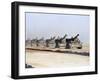 U.S. Howitzers-Dejong-Framed Premium Photographic Print