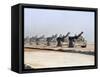 U.S. Howitzers-Dejong-Framed Stretched Canvas