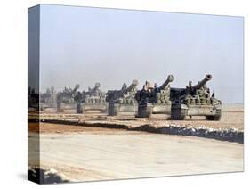 U.S. Howitzers-Dejong-Stretched Canvas