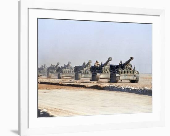 U.S. Howitzers-Dejong-Framed Photographic Print