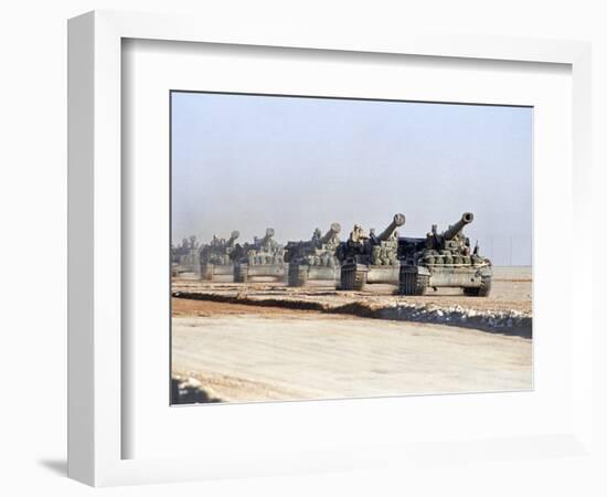 U.S. Howitzers-Dejong-Framed Photographic Print