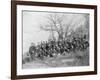 U.S. Infantry Resting Near Fort Meade-null-Framed Photographic Print