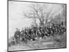 U.S. Infantry Resting Near Fort Meade-null-Mounted Photographic Print