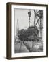 U.S. Locomotives Being Unloaded at Tunis, 1943-null-Framed Photographic Print