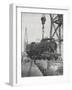 U.S. Locomotives Being Unloaded at Tunis, 1943-null-Framed Photographic Print