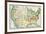 U.S. Map Showing Seceeding States by Date, American Civil War, c.1861-null-Framed Giclee Print