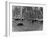 U.S. Marine Corps Camp on Guadalcanal Island During the Rainy Season-null-Framed Photo