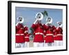 U.S. Marine Corps Drum And Bugle Corps Performing-Stocktrek Images-Framed Photographic Print