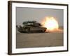 U.S. Marine Corps Personnel Fire Their M1A1 Main Battle Tank Gun-Stocktrek Images-Framed Photographic Print