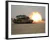 U.S. Marine Corps Personnel Fire Their M1A1 Main Battle Tank Gun-Stocktrek Images-Framed Photographic Print