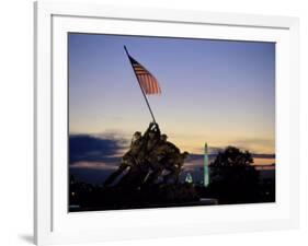 U.S. Marine Corps War Memorial Arlington National Cemetery Arlington Virginia, USA-null-Framed Photographic Print