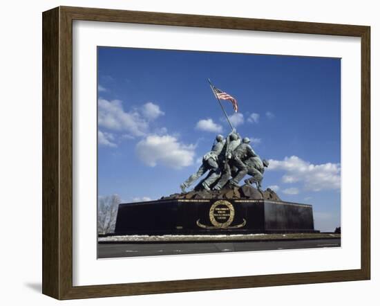 U.S. Marine Corps War Memorial Arlington National Cemetery Arlington Virginia, USA-null-Framed Photographic Print