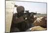 U.S. Marine Mans a Security Post During a Mission in Afghanistan-null-Mounted Photographic Print